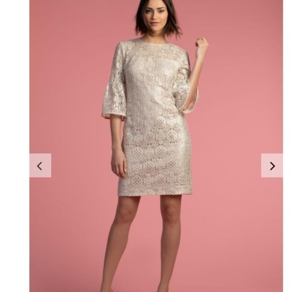 Trina Turk Dresses & Skirts - Trina Turk DREAMLAND DRESS- Silver- Size 2- NWT